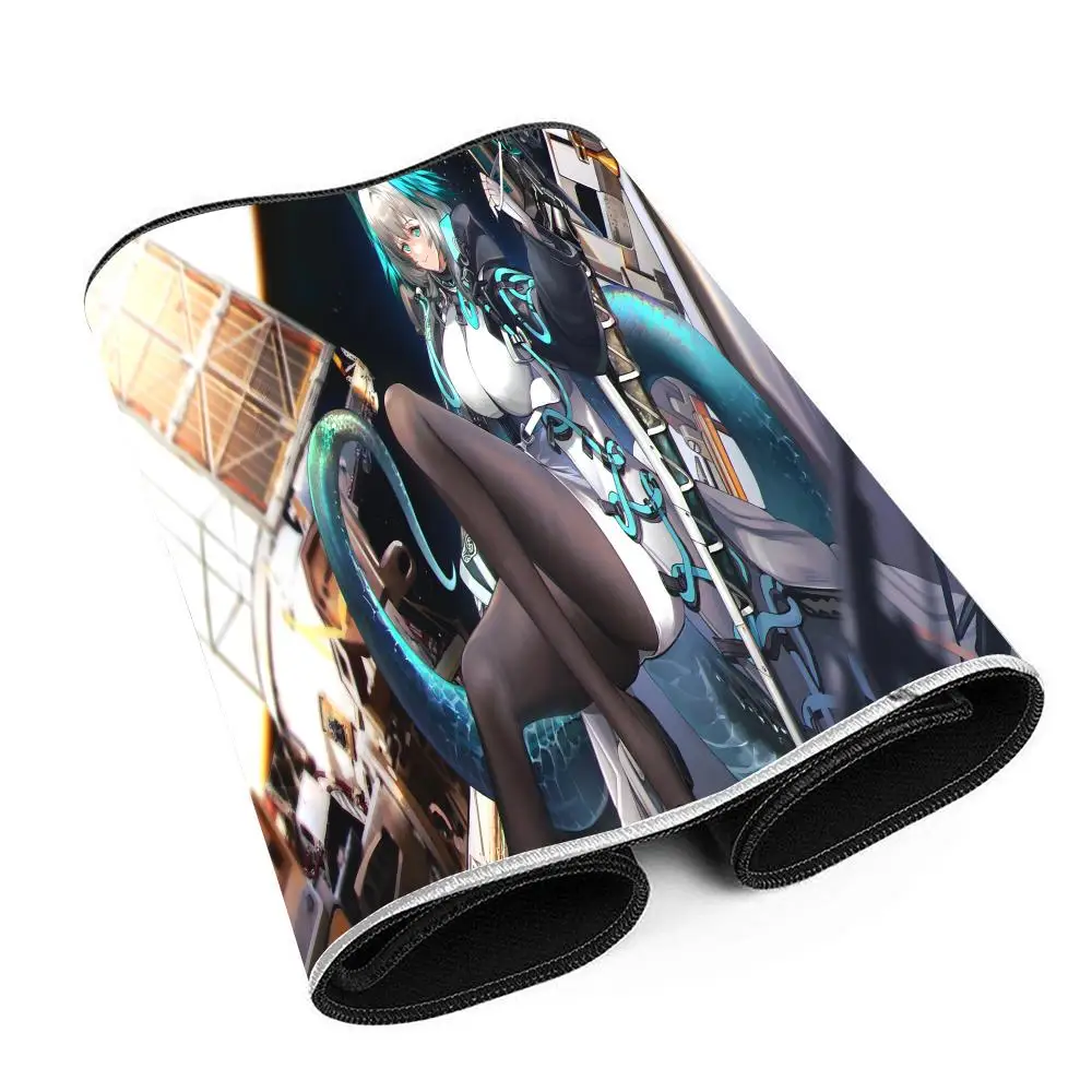 Imagem -05 - Grande Lockedge Gaming Mouse Pad Anime Menina Arknights Hoolheyak Mousepad Teclado de Computador Table Desk Mat