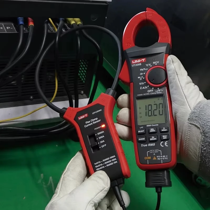 UNI-T UT-CS09D 3000A التيار المتناوب الحالي مرنة المشبك متر فليكس المشبك الاستشعار مقياس التيار الكهربائي تردد متر UT206B UT208B ينطبق