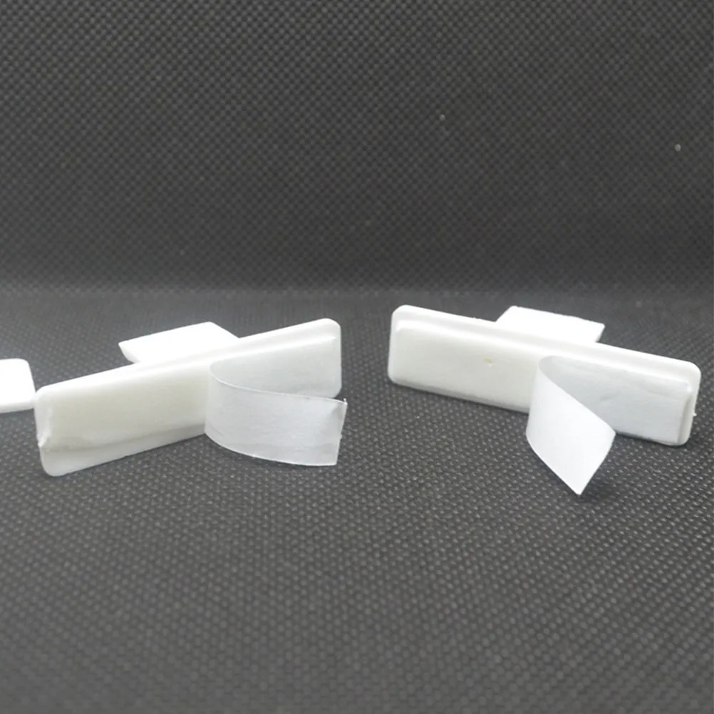 

10 шт. самоклеящихся пластиковых зажимов-держателей для ручек, многофункциональные клипсы для ручек для маркерной доски, офиса, школы, дома, органайзер для письменных принадлежностей