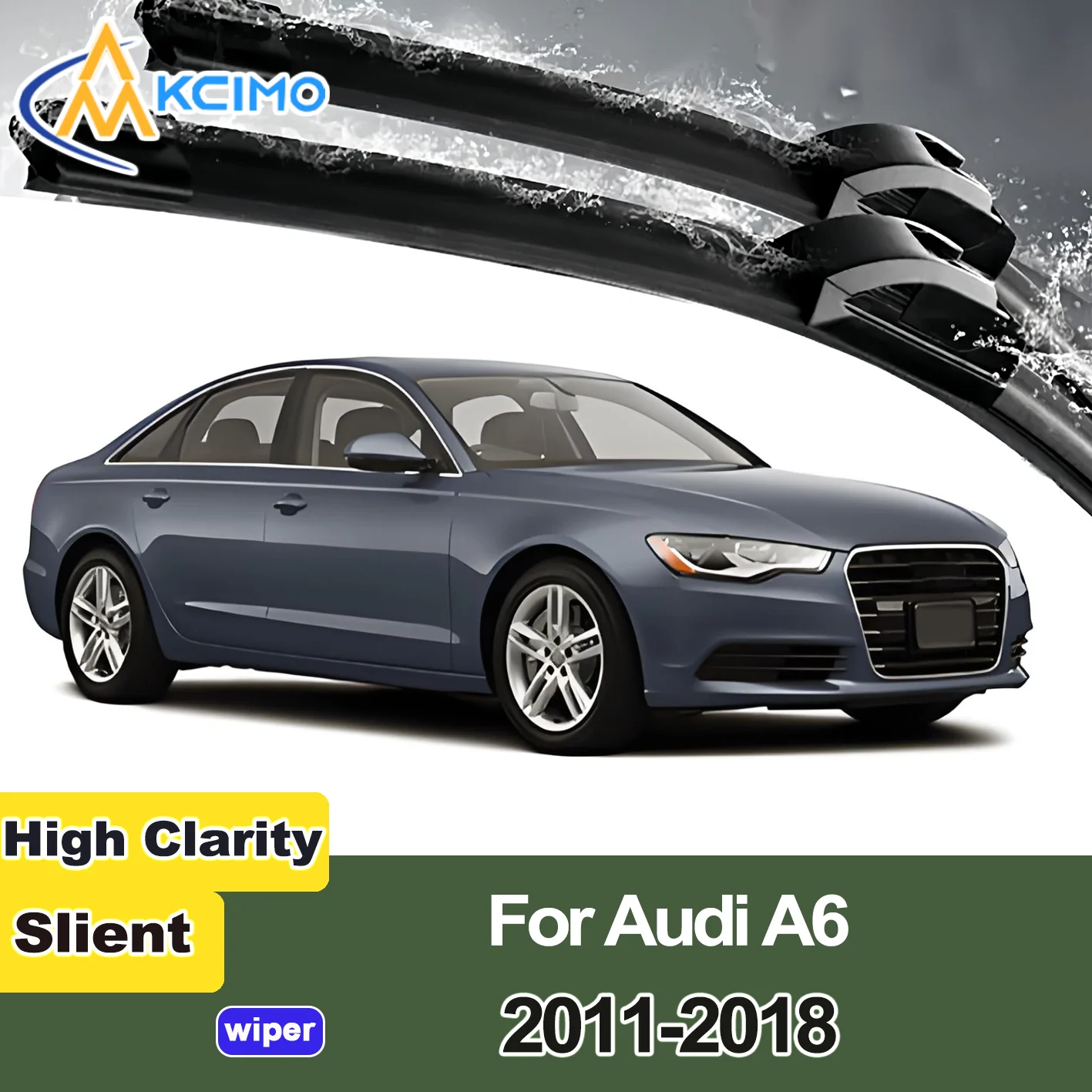 

2PCS New Front Windshield Wiper Blade for Audi A6 C7/4G 2011-2018 S6/RS6 Front Windshield Auto Wipers Blade Accessories 2018
