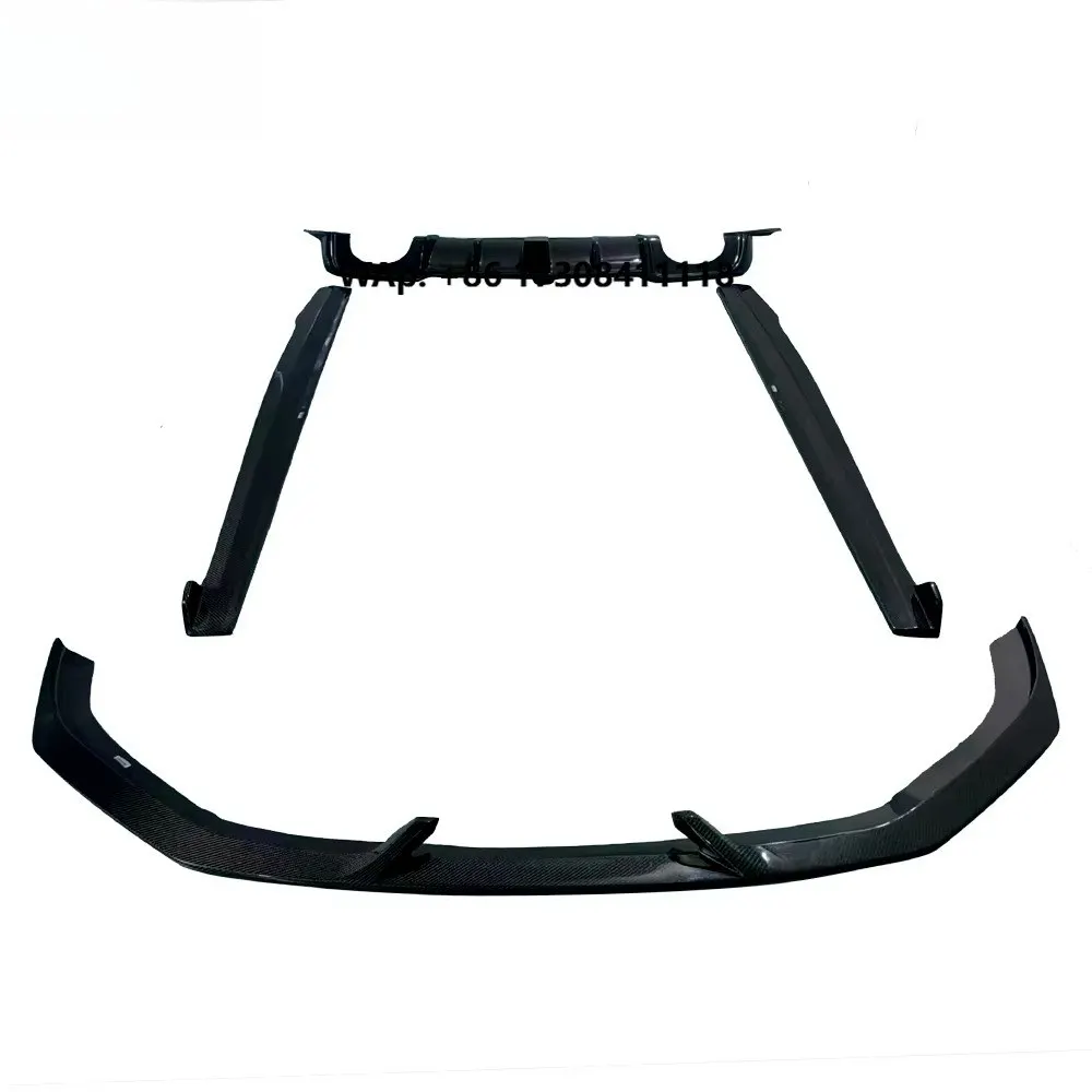 Top material Carbon Fiber Front Lip Side Skirts Rear Diffuser Car Bumpers For Rs3 8v 2017-2019