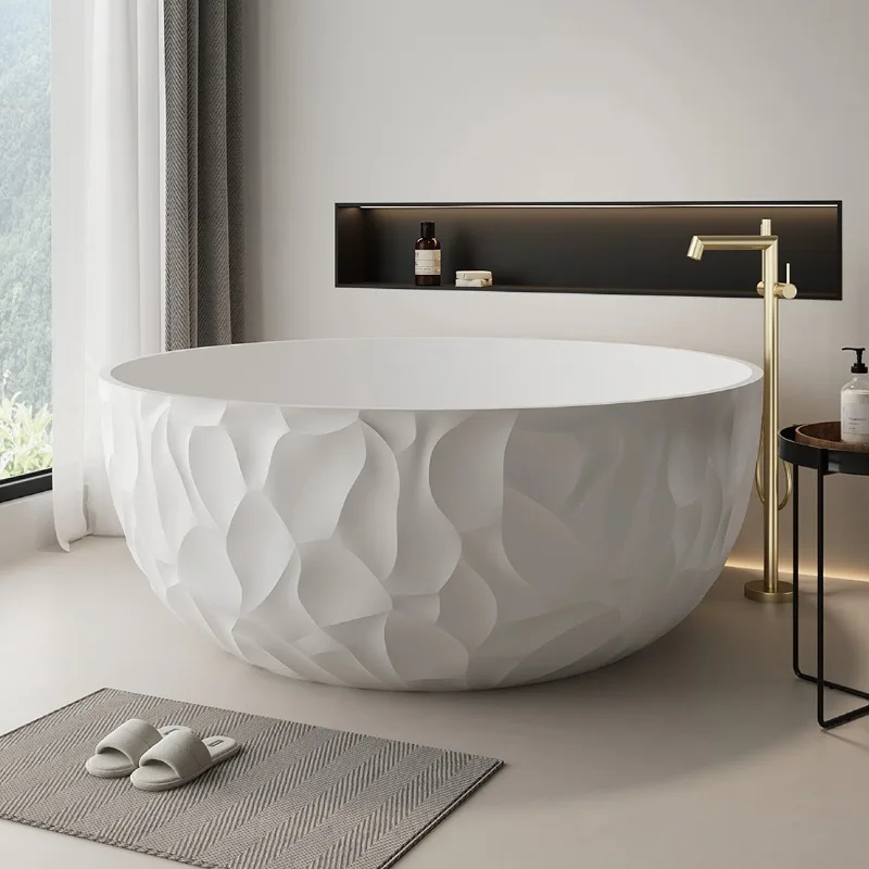

Household Large Bathtub Set Bubble Spa Freestanding Bathtub Enclosure Organizer Ducha Piscina Home Furniture Accessories