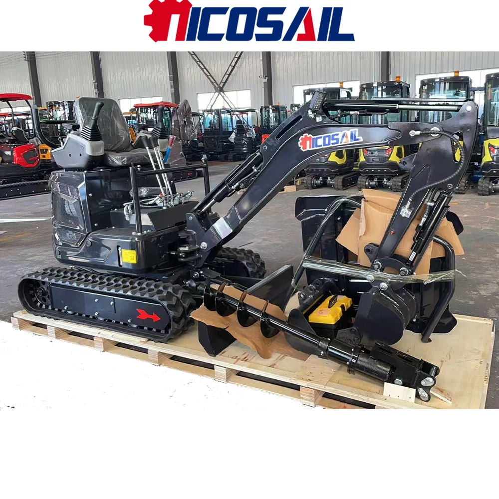 

1.8-ton compact excavator Kubota engine outdoor farm construction quick operation