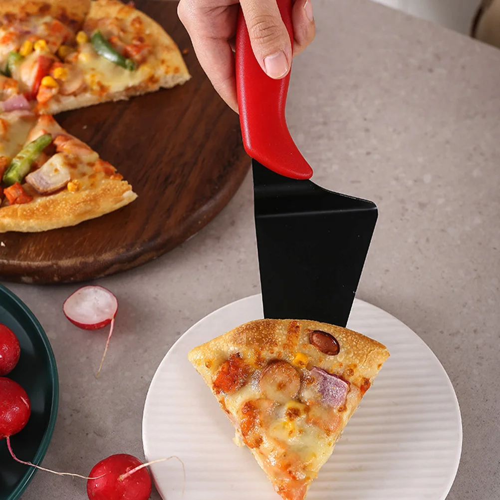 

Stainless Steel Pizza Spatula Plastic H Lightweight Shovel Compact Size Kitchen Tool Cake Server Use