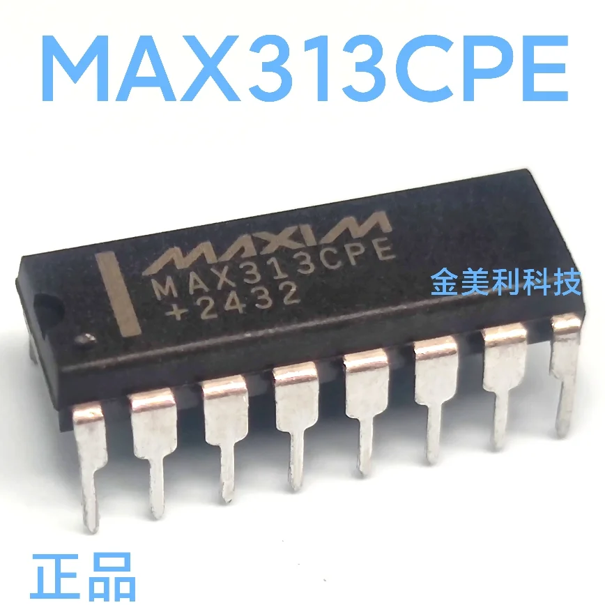 MAX313  MAX313CPE  MAX313EPE  MAX4661  MAX4661CPE  MAX4662CPE  MAX232  MAX232CPE  Authentic chip PDIP-16
