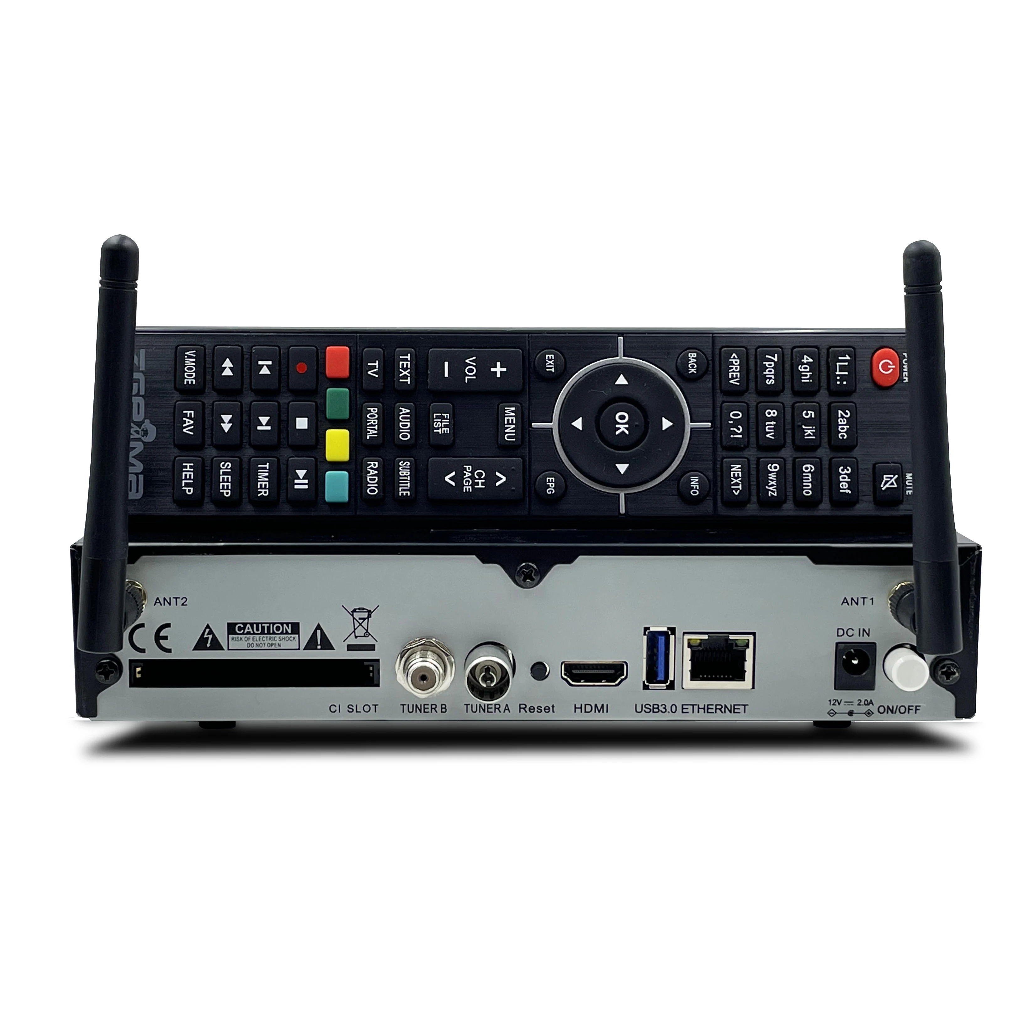 Broadcom 4K CPU ricevitore tv satellitare ZGEMMA H17COMBO DVB S2 + DVB T2/C supporto CI & CA