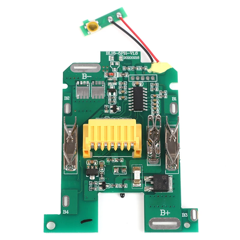Imagem -02 - Li-ion Bateria Bms Pcb Carregamento Proteção Circuit Board Substituição para Makita Bl1830 Bl1840 Bl1850 Bl1860 18v 1pc