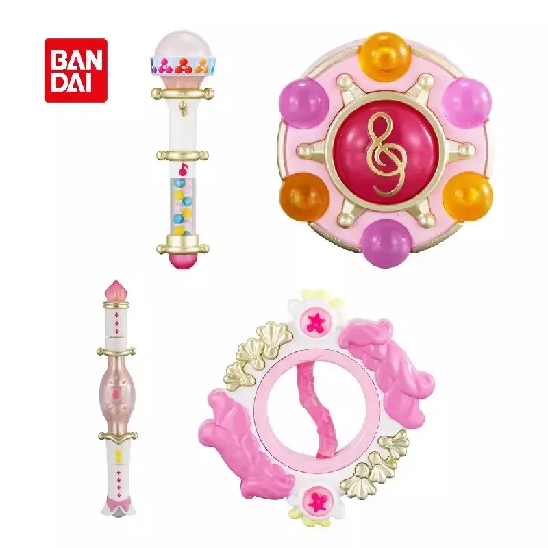 Bandai Genuine 4Pcs Gashapon Ojamajo Doremi Anime Figure Toys For Kids Gift Collectible Model Ornaments