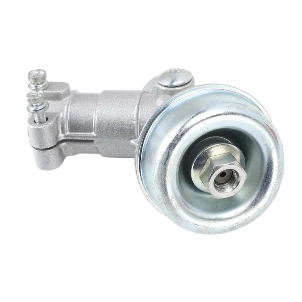 Durable Metal Brush Cutter Gear Head Universal 10 Teeth Trimmer Gearbox Replacement Silver Compact Strimmer Gear Head