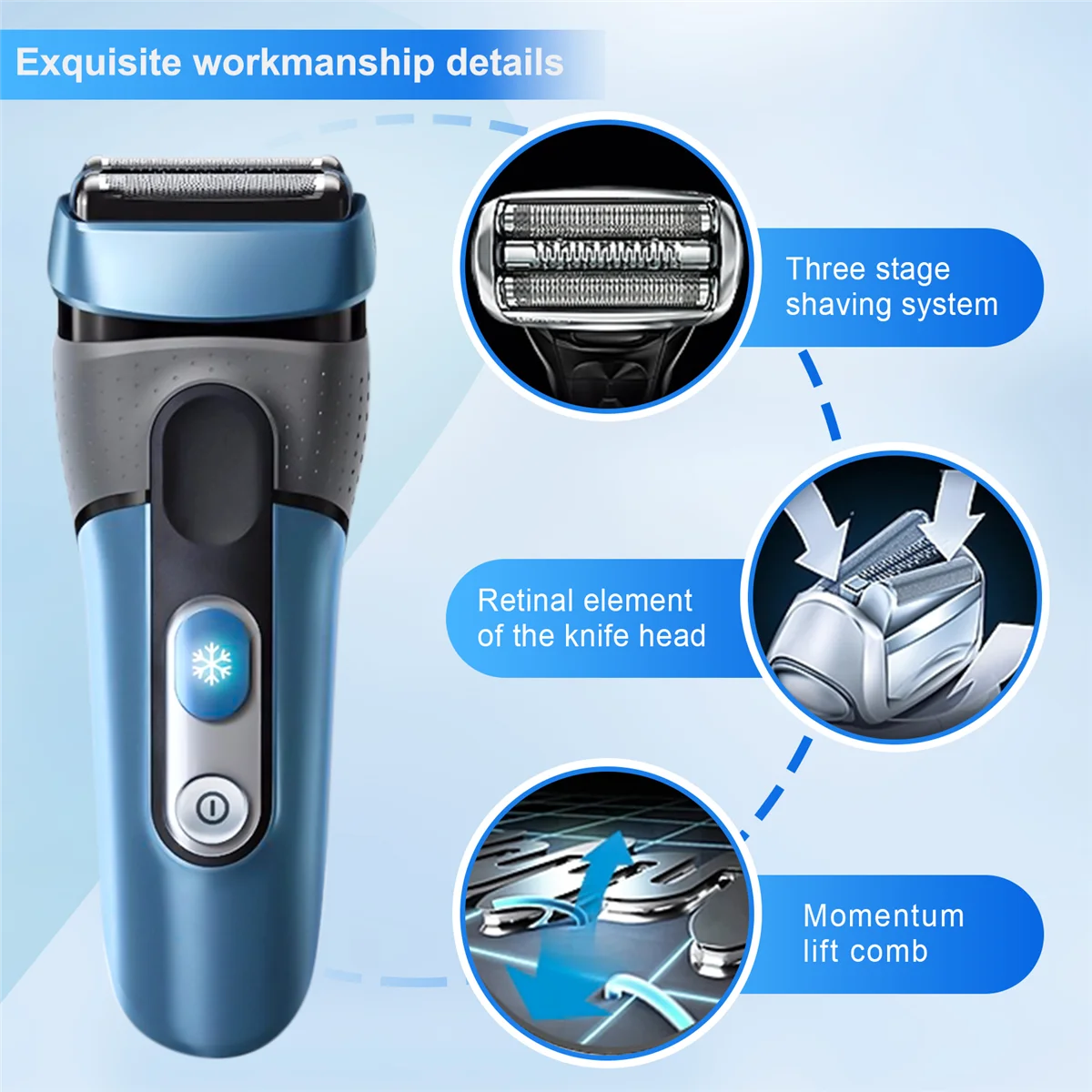 Replacement Shaver Foil & Cutter Head for 40B Shavers CT2S/CT2Cc/CT3Cc/CT4S/CT4Cc/CT5Cc/CT6Cc Head Blade