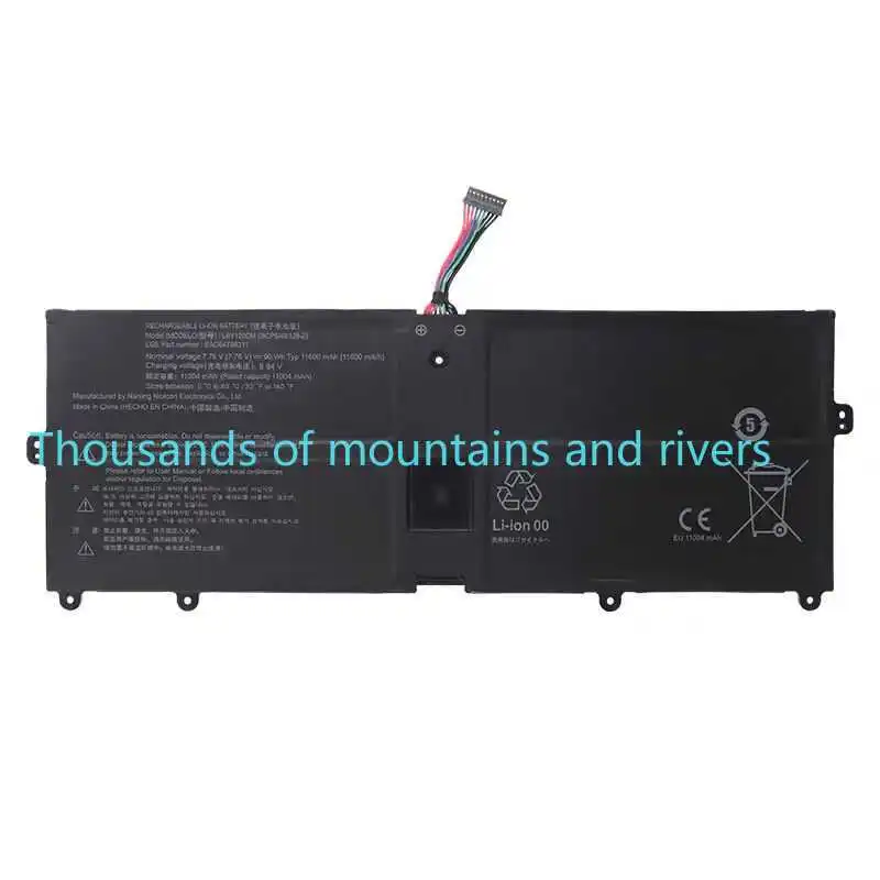 

Новый аккумулятор для ноутбука LBY122CM EAC64798311, 7,76 В, 90 Втч, 11600 мАч для LG Gram 17Z90Q-R.AAB8U1, 17 дюймов, планшетный ПК