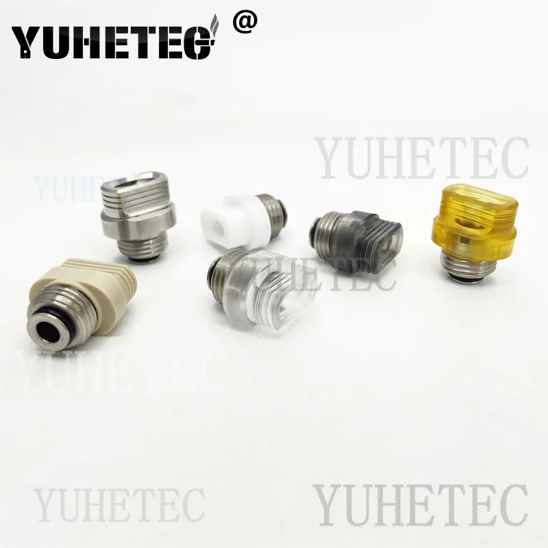 1ชิ้นปลายหยดสแตนเลส/Peek/Pei/เหล็กทั้งหมด/กล่องแท่งสูบ MVP อุปกรณ์เสริมตัวทำละอองถัง BB