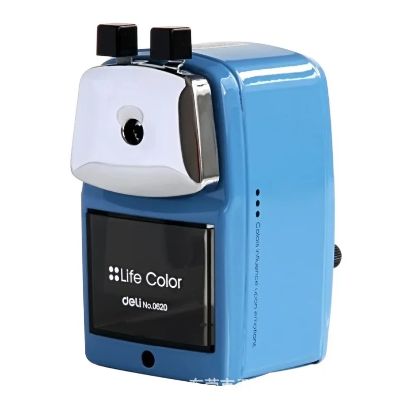 Metal Shell Pencil Sharpener Primary Student Universal Rotary Blade School Office Supplies Tool