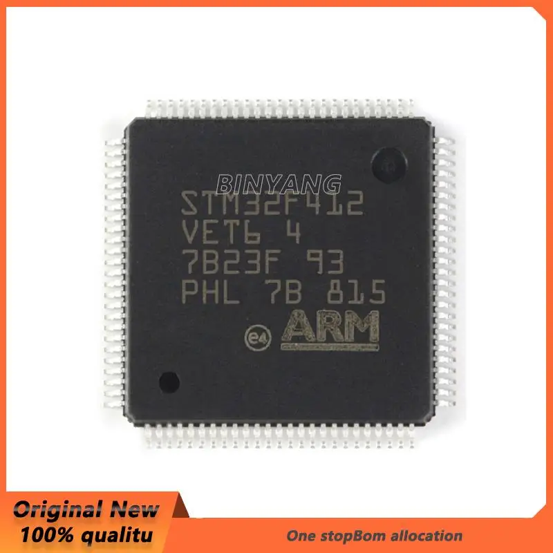 (1piece)100% New STM32F412VET6 STM32F412VGT6 STM32F412ZGT6 STM32F415RGT6 STM32F415VGT6 STM32F417VET6 STM32F417VGT6 STM32F417ZGT6