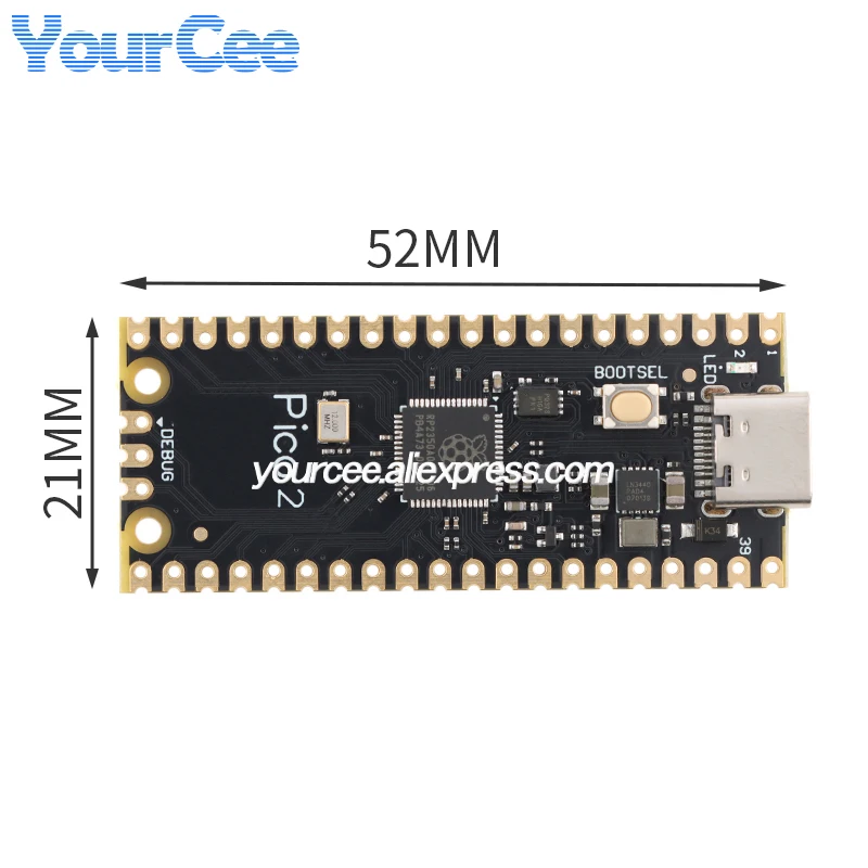 5 szt./1 szt. RP2350 Pico2 RP2350-Zero 150MHz Dwurdzeniowy Mikrokontroler z Podwójną Architekturą Płytka Rozwojowa dla Raspberry Pi PICO — zdjęcie produktu 5