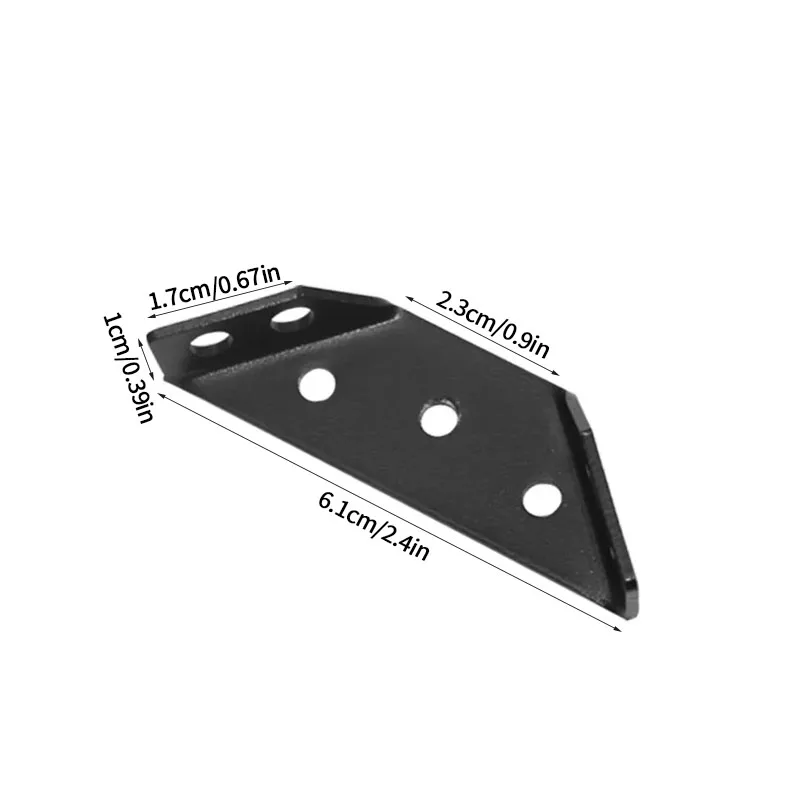8/15pcs Multifunctional Corner Code, Black Bracket, Fastener for Stabilizing Furniture, Used for Tables, Chairs, and Shelves