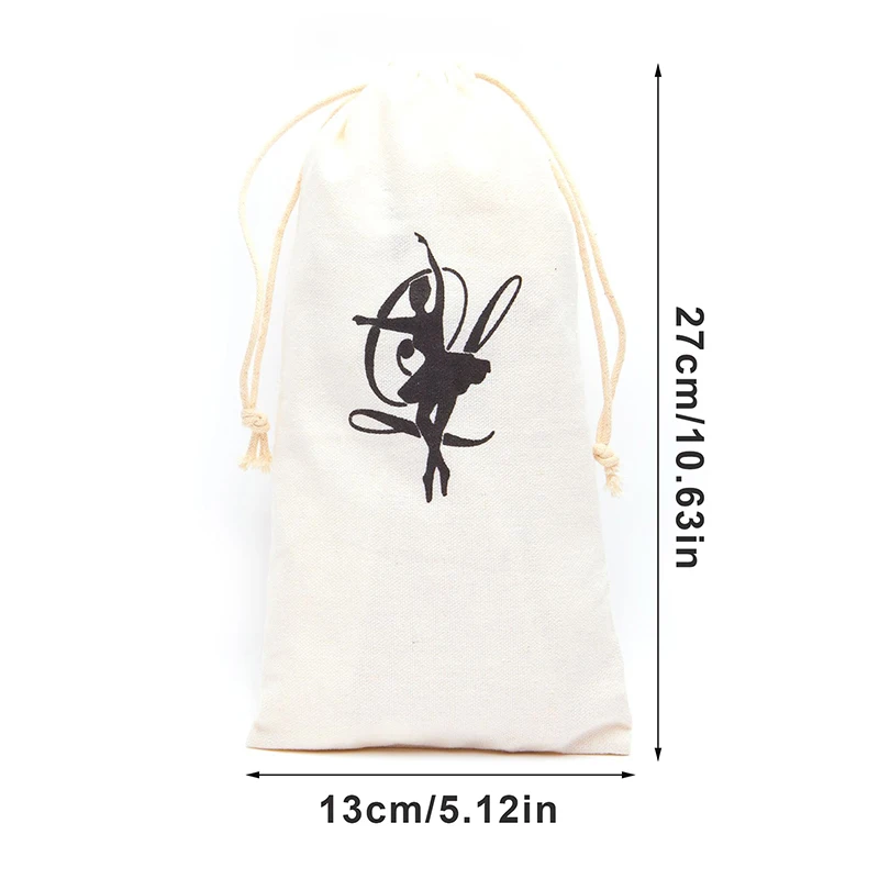 1PC Portable Double Drawcord Ballet Pointe Shoe Ladies Storage Bag Dancing Shoe Bag Bundle Pocket Ballet Shoes Bag