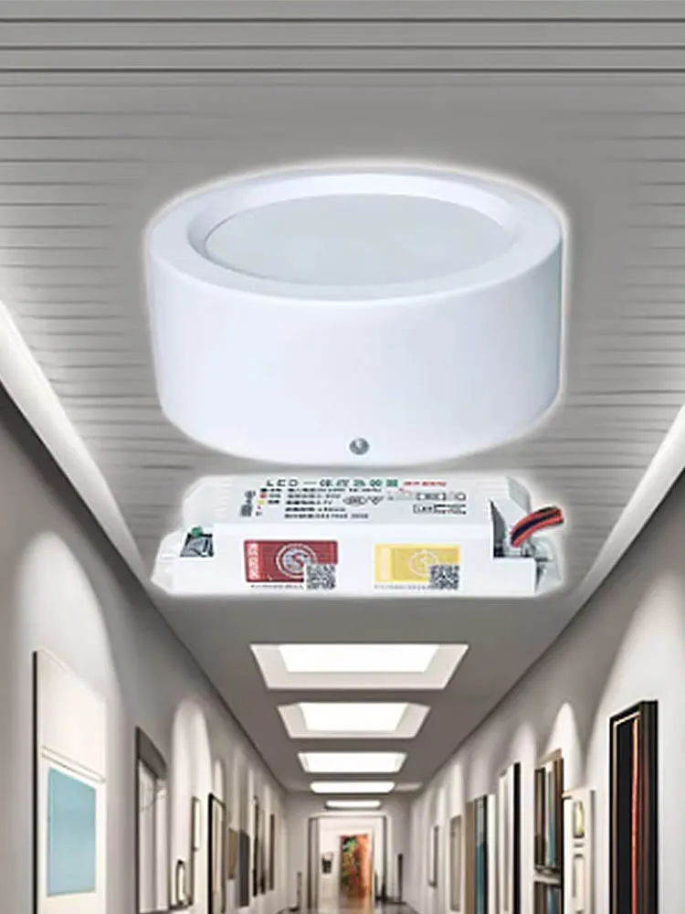 7W-14W LED Ceiling Downlight Fire Emergency 180/90Mins Exposed No Hole Circular Lowerlight AC220V Emergency Indoor Lights