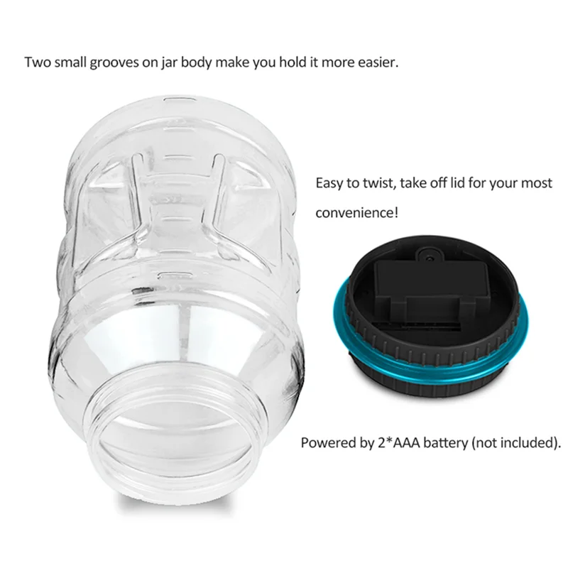 BNVN-3X Electronic Digital Coin Counter Automatic Money Counting Jar Saving Piggy Bank