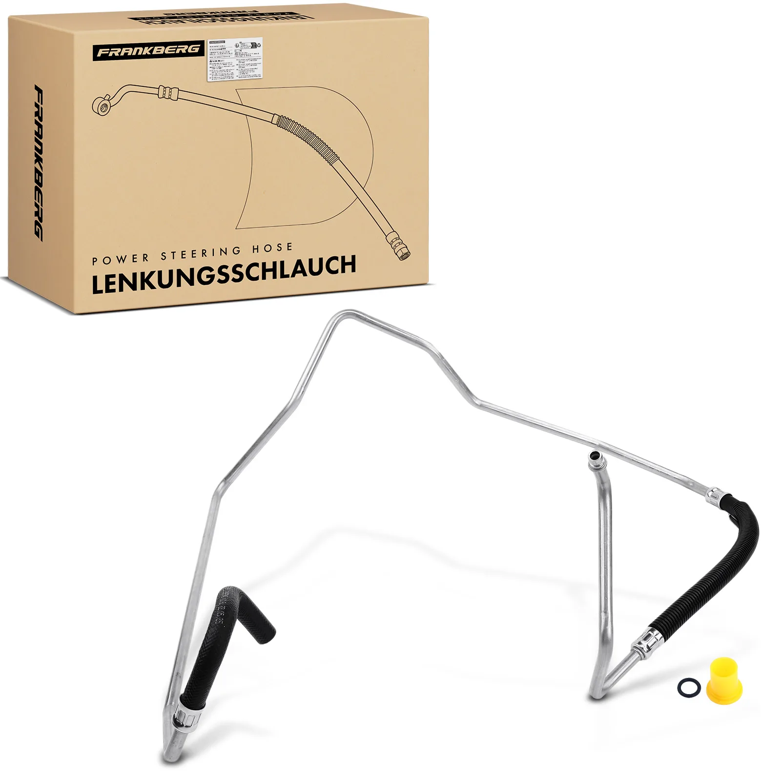 Frankberg 1x Ausgleichsbehälter Schlauch für Peugeot 206 2A/C 206 SW 2E/K 2001-2008 1.4L 4012.76 4012.H3 4012.93 3405527 58429