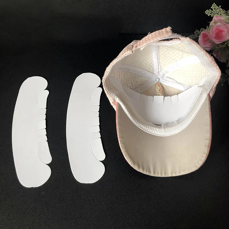 100Pcs Paperboard Hat Insert Baseball Cap Shaper Support Stand Holder Shaping Liner for Storage Display Props 26x7cm