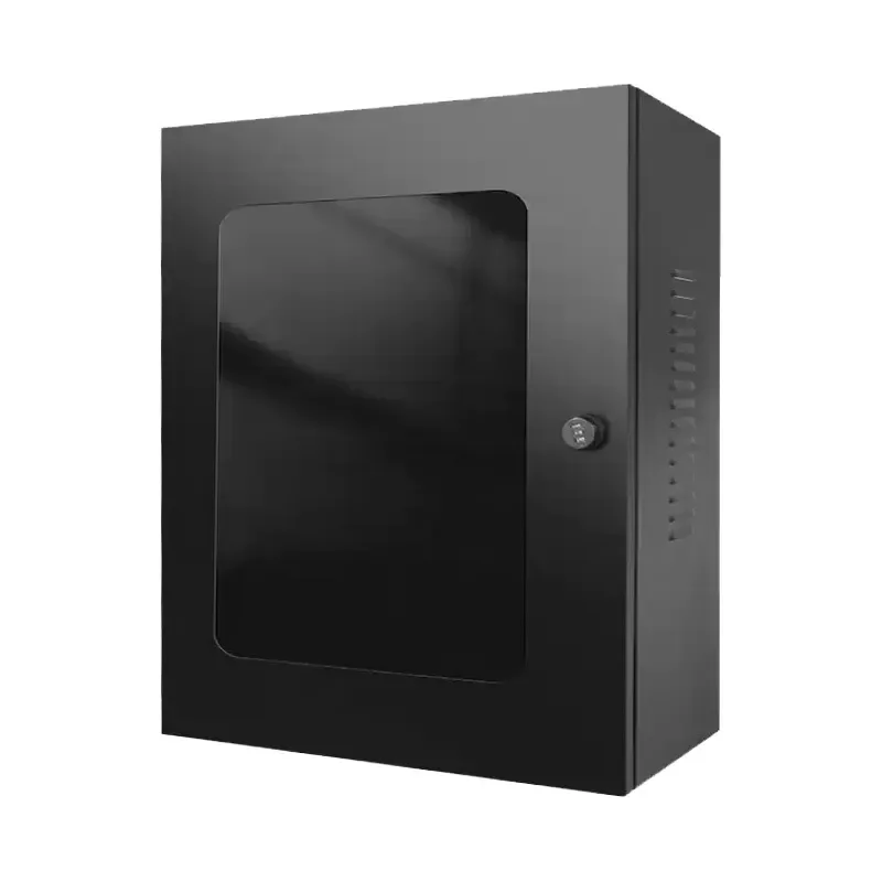 For Energy Charging Pile Protection Box Black Glass Thickened Waterproof Dustproof Outdoor Column Case