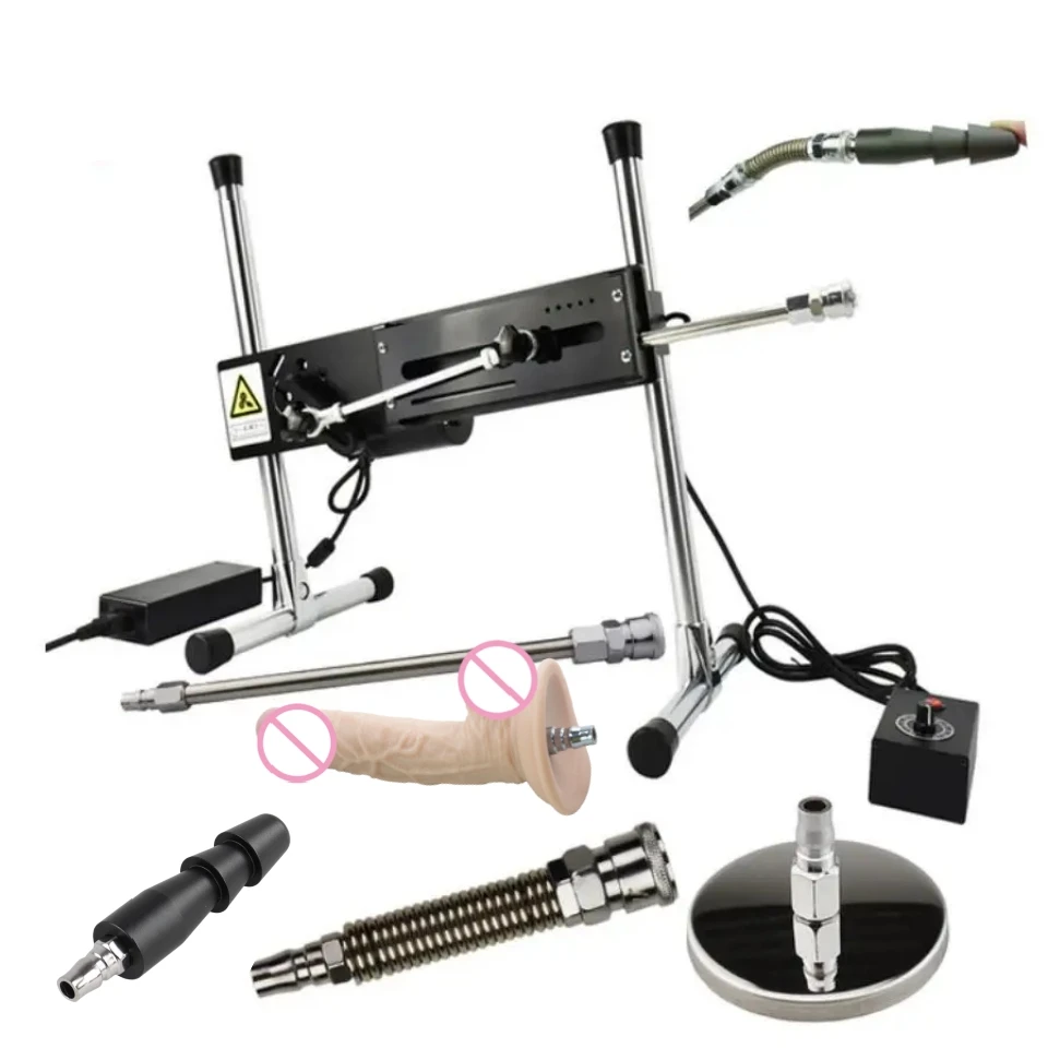 Fredorch 120W Retractable 3-15cm Automatic Masturbation Machine Couple SM Love Machie Male and Female Sex Product with Dildo Toy