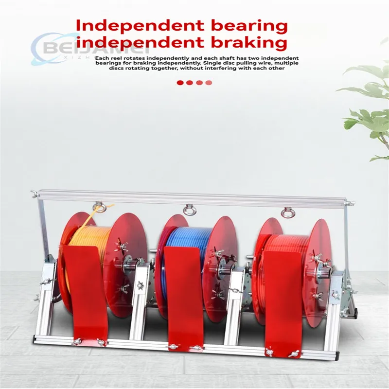 Wire Pay-off Frame New ABS Plate Pay-off Artifact Folding BV Wire Three-wire Multi-wire Home Improvement