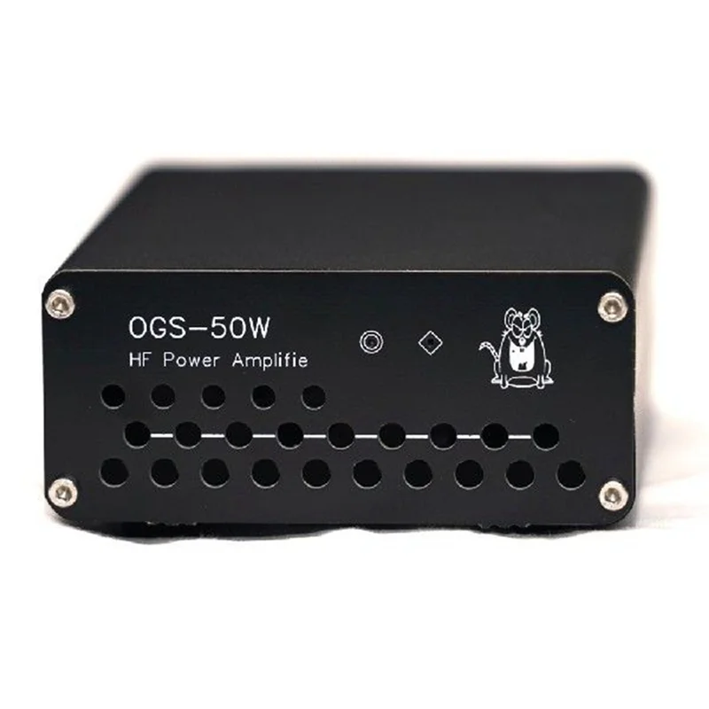 【PRECIO CALIENTE!】 AMPLIFICADOR DE POTENCIA OGS-50W Metal Negro Para USDX FT-817 ICOM IC-703 IC-705 Elecraft KX3 QRP FT-818 G90 G90S G1M X5105