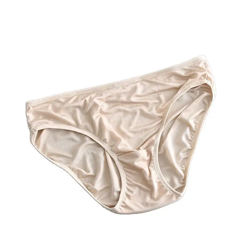 Birdtree, 3pcs/lot 100%Natural  Silk Women Panties, Low-rise Briefs, Healthy Basic Everyday Wear Underwear P36029QM