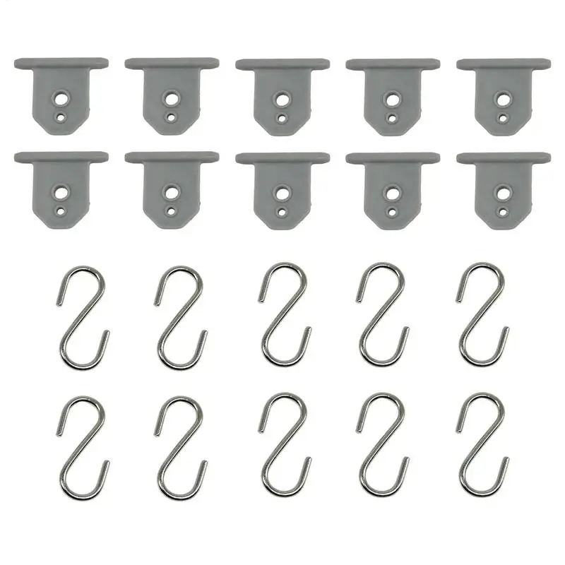 

RV Awning Light Clips RV Awning Slide Hooks 10X Rubber Quick Release High Strength Hardware For Tarp Shade Banner Patio