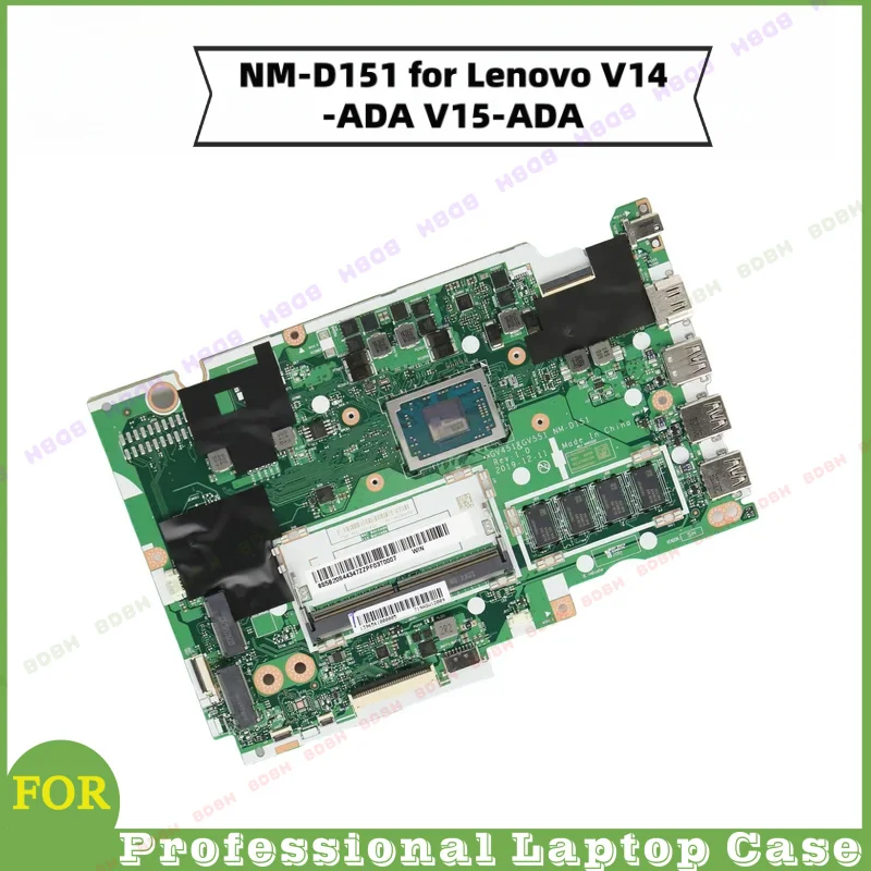 BDBH@ NM-D151 5B20S44347 Motherboard for Lenovo V14-ADA V15-ADA Laptop Mainboard Systemboard R3 R5 R7 Test OK