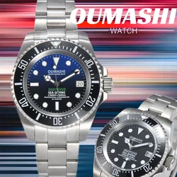 OUMASHI WATCH 44mm Watch Men's Deep Sea Mechanical Watch Waterproof Business NH35 movement Waterproof 10Bar sapphire glass