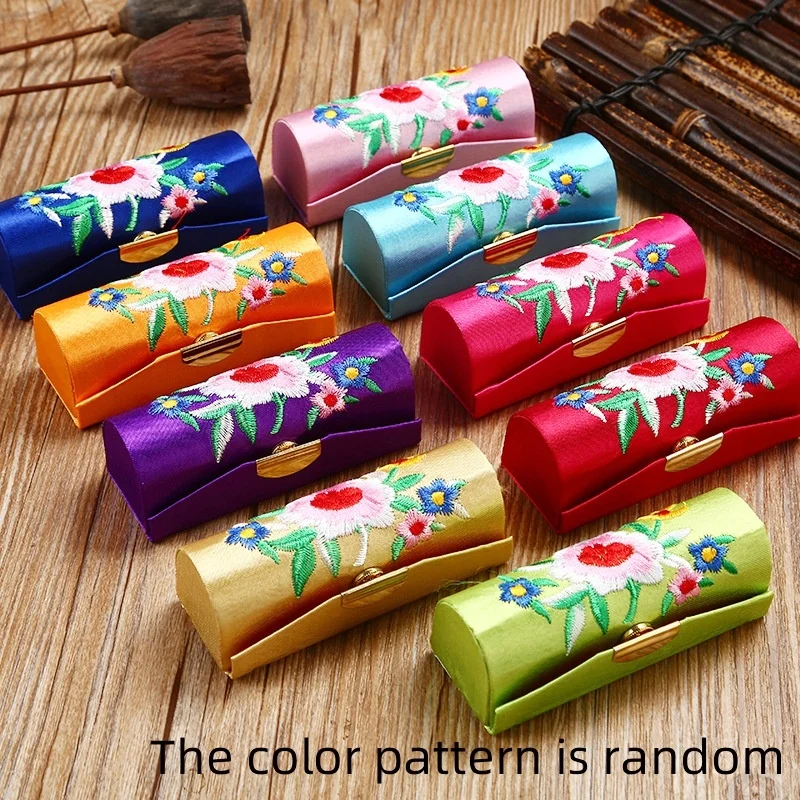 1/2/3/4pcs Portable Mini Makeup Box with Mirror Travel Storage Lipstick Case Random Color Women's Perfect Gift