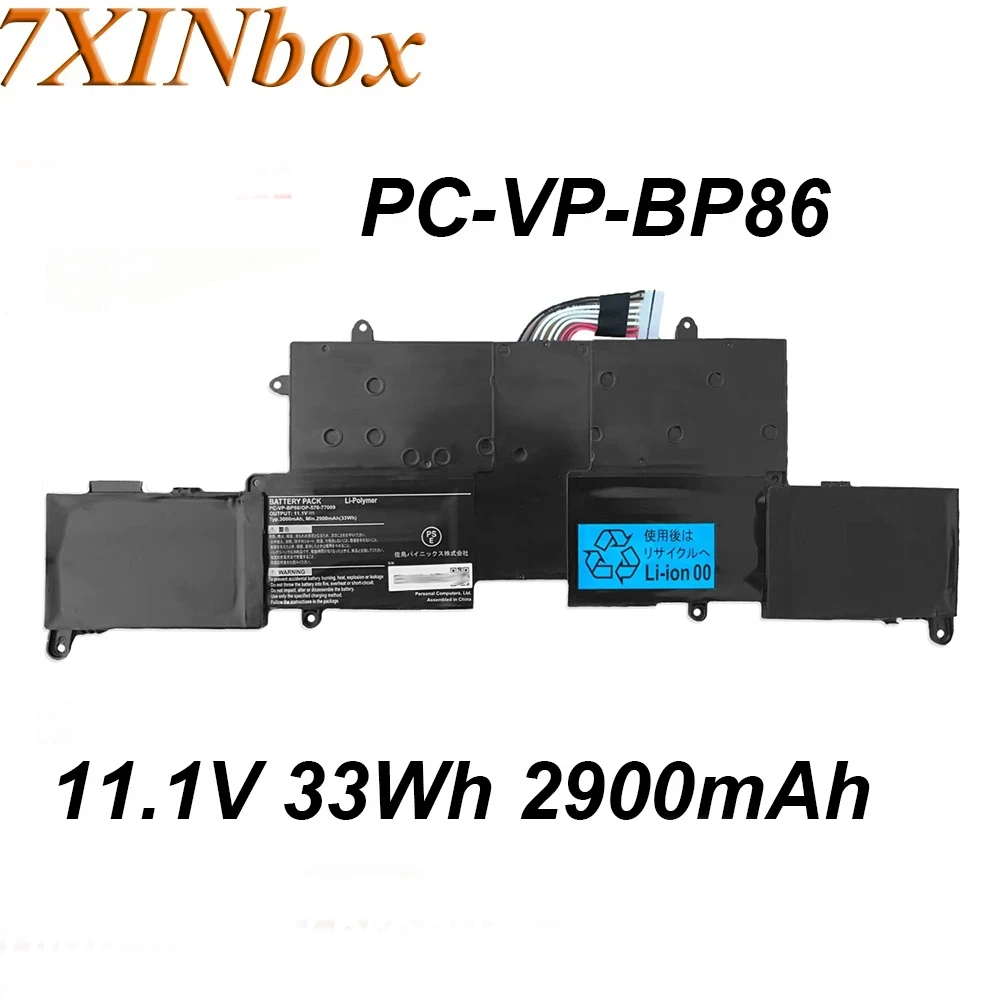 

7XINbox PC-VP-BP86 OP-570-77009 11.1V 33Wh 2990mAh Original Laptop Battery For NEC LZ550 LZ750JS LZ550/JS Series Notebook