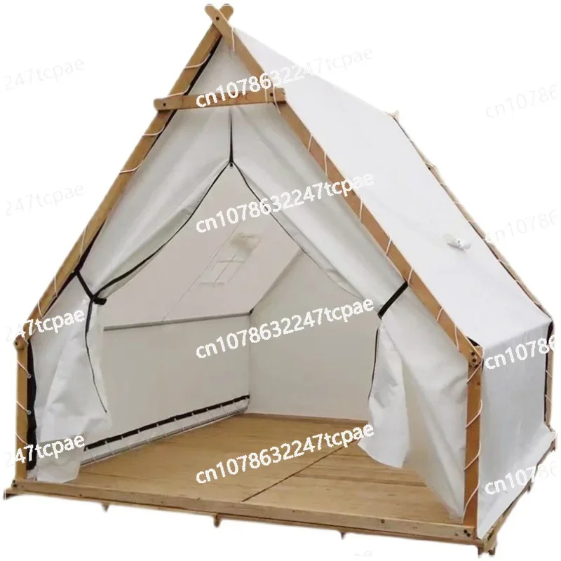 Internet celebrity tent outdoor camp B & B catering BBQ triangle room tent outdoor rooftop rainproof outdoor tent