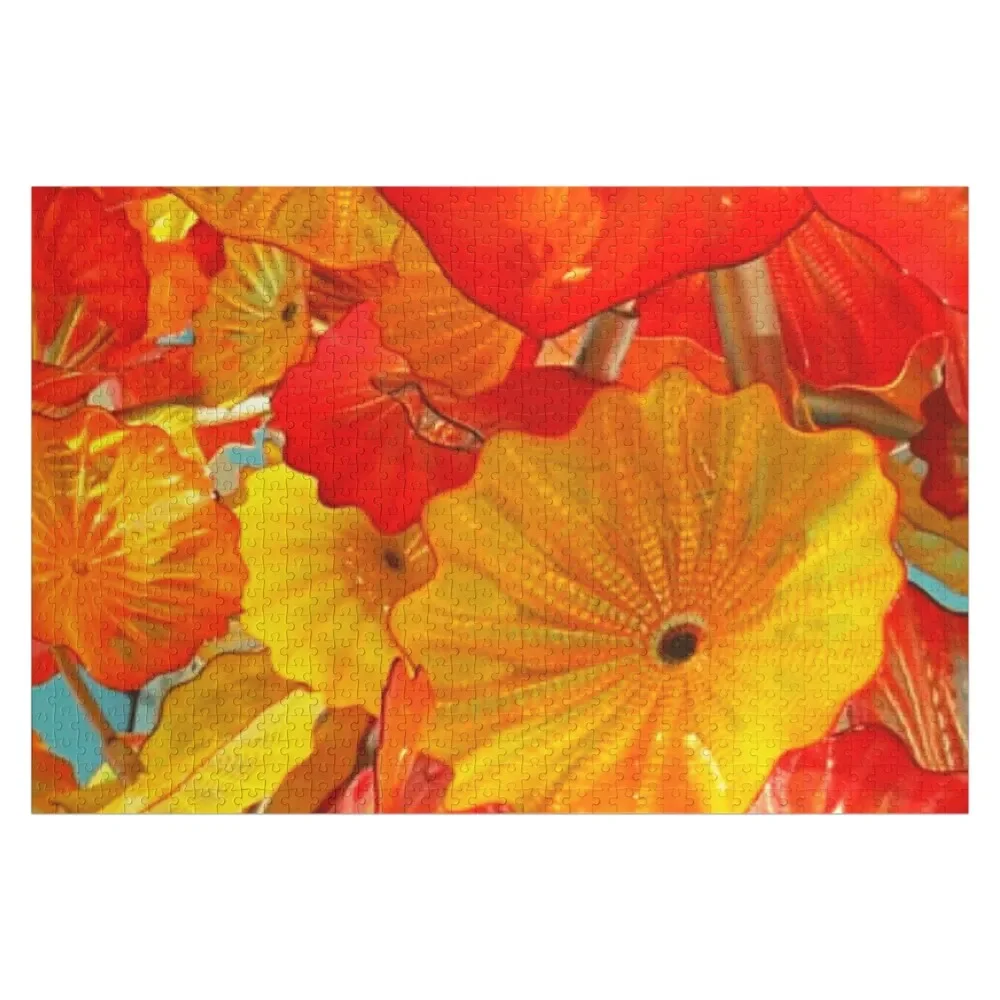 Chihuly Art Red And Yellow A-line Dress Jigsaw Puzzle Children Customized Gifts For Kids Toddler Toys Woods For Adults Puzzle