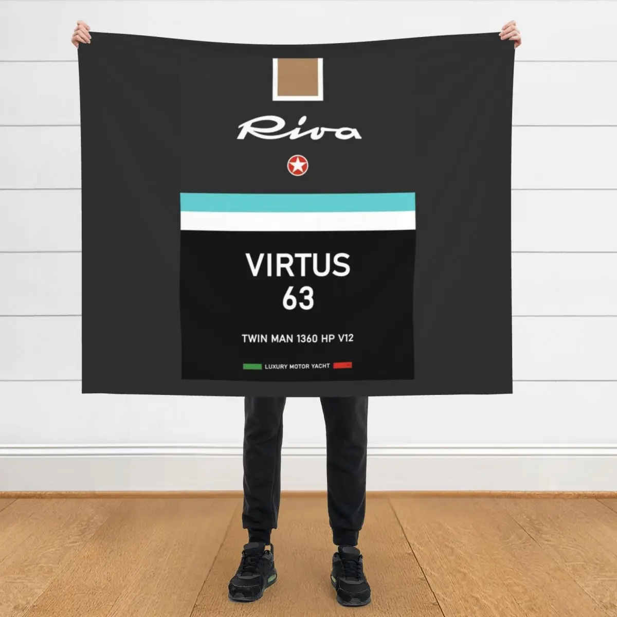 

Riva Virtus 63 Aquarama Luxury Yacht Monaco Throw Blanket Large Stuffeds Decoratives Blankets