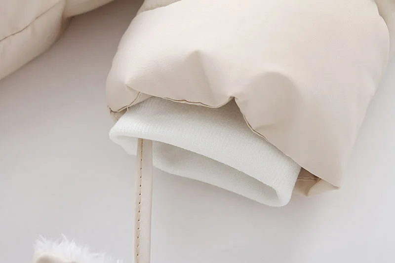AYNIGIELL 2024 Winter Neugeborenen Verdickung Overall Integrierte Wolle Mit Kapuze Unten Strampler Baby Jungen und Mädchen Warme Schneefeste Overalls – Detail 10