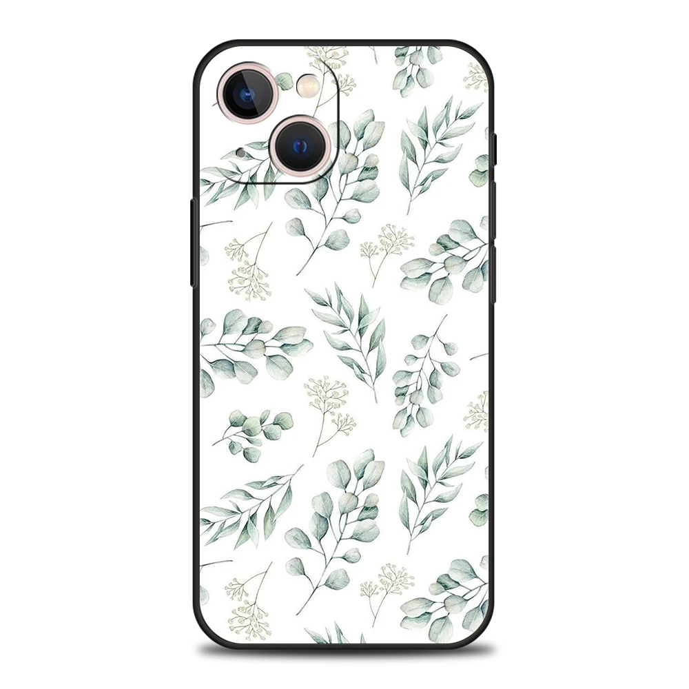 Luxury TPU Soft Phone Case For iPhone 17 Air 16E 16 11 15 14 Pro MAX 12 13 7 8 Plus X XR XS SE 2022 Cover Elegant Flower