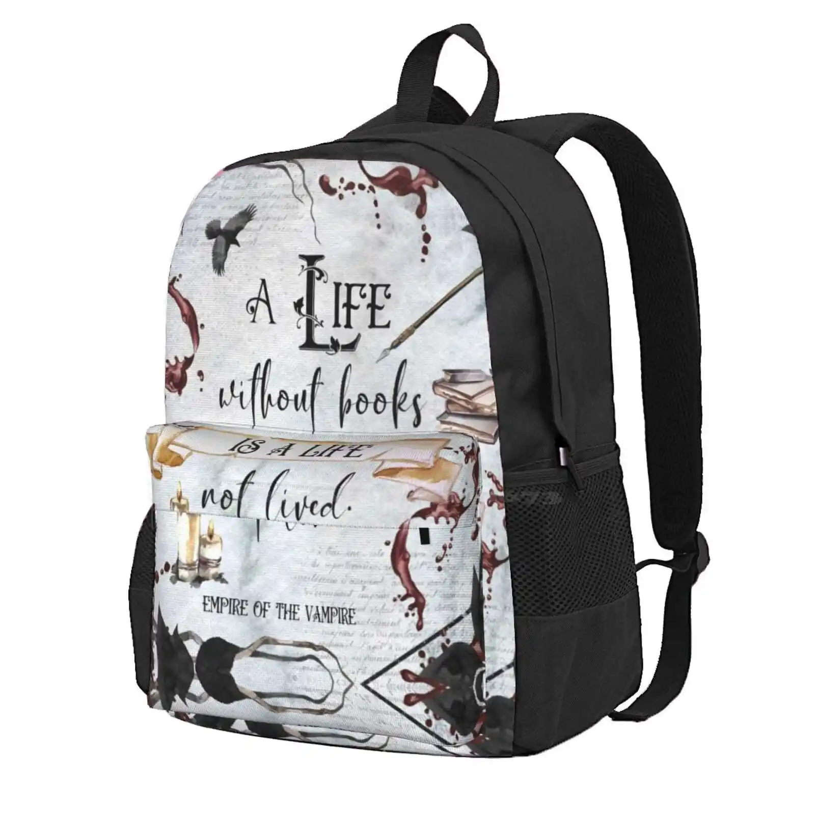 Life - Empire Of The Vampire Hot Sale Schoolbag Backpack Fashion Bags Eotv Jay Kristoff Empire Of The Vampire Bookish