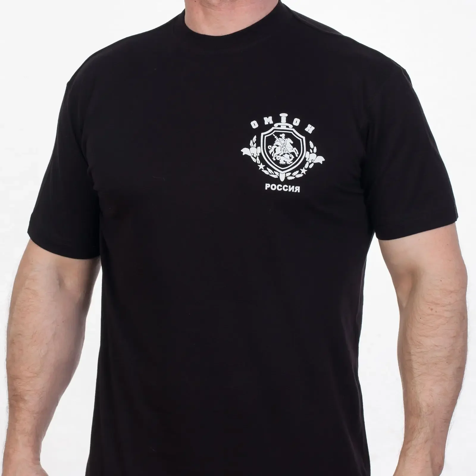 OMON MVD Cool Russian Special Policia Putin culto militar camiseta 100% algodón cuello redondo manga corta Casual camiseta para hombre talla S-3XL