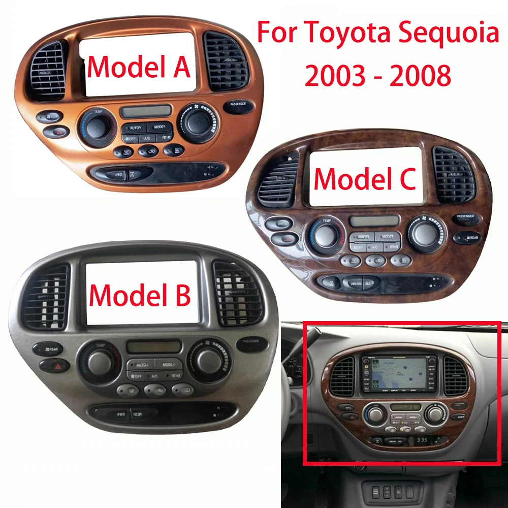 

Original For Toyota Sequoia central control air conditioning panel assembly, 2003 - 2008