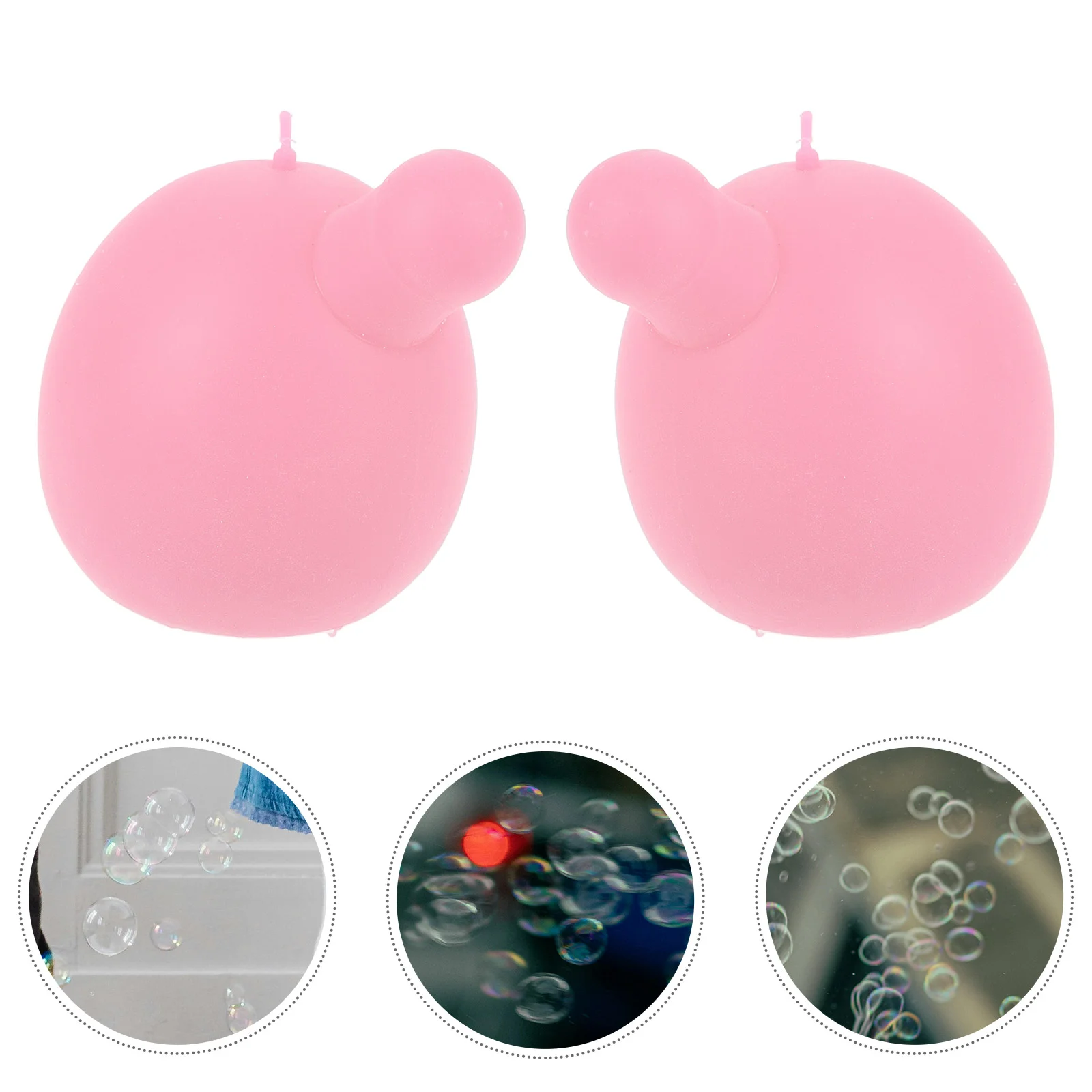 Bubble Blowing Core Mini Toys Push Silicone Ball Squeeze Soft Rubber Replacement Squeaker for Dog