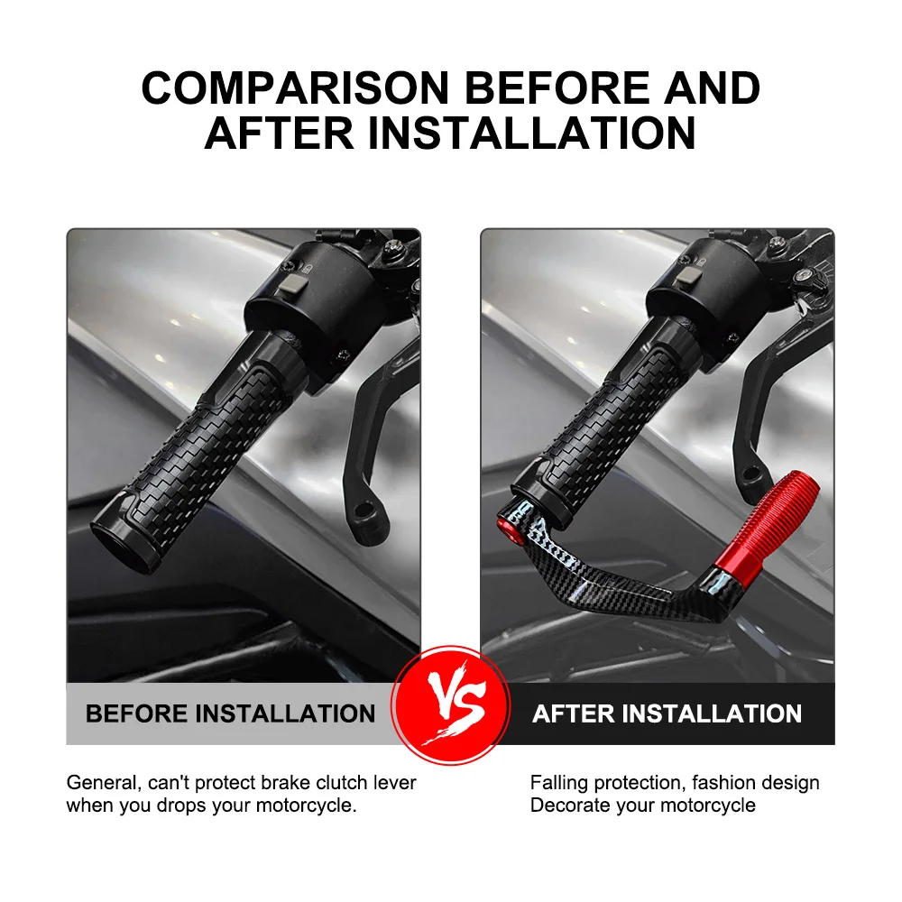 دراجة نارية المقود القبضات الحرس دواسة فرامل عتلات مقود معدات الحماية لهوندا CBR CBR150R 2011 2012 2013 2014 2015 #5