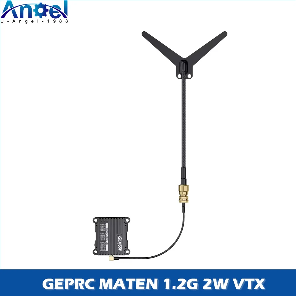 GEPRC MATEN 1.2G 2W VTX 25mW/2000mW VTX Transmitter Transmitting Module 1080 Mhz -1360 Mhz for RC FPV Drone Model Accessories