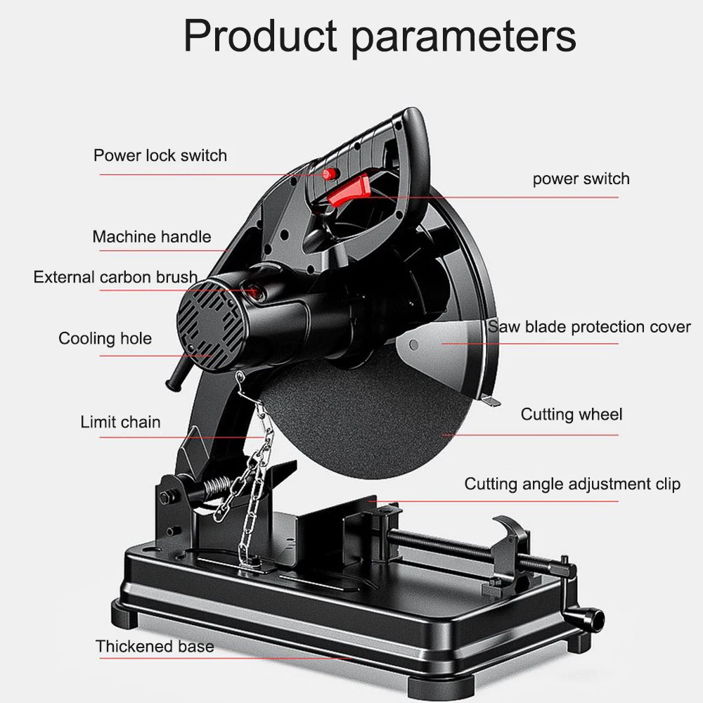 Compound Sliding Wood Cutting Machine Mitre Saw Plywood Cut Woodworking Cheap Board Saw Machines Wood Floor Table Saw