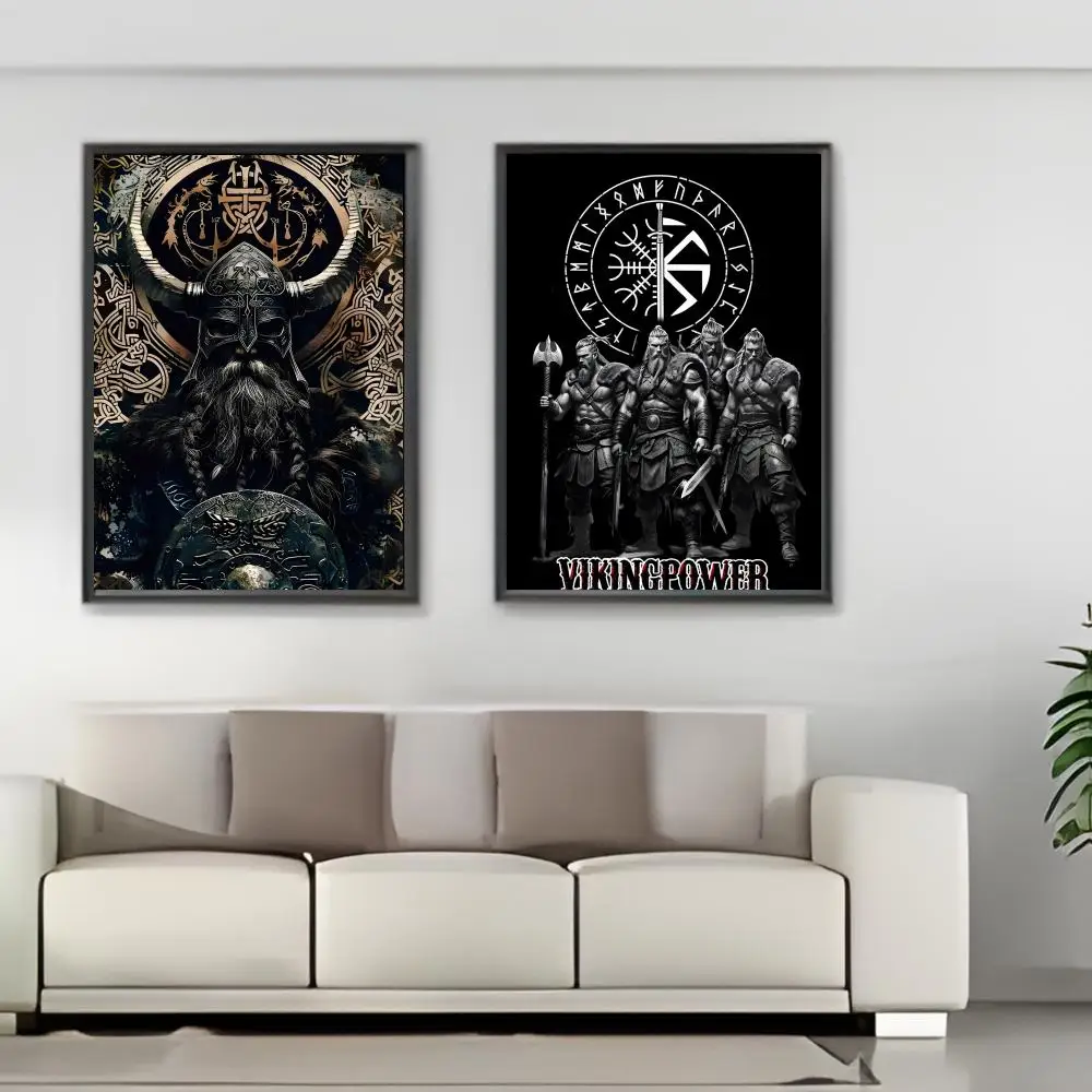 المسلسل التلفزيوني التاريخي الفايكنج-ملصق رائع حديث مقاوم للماء HD جدار الفن ملصق مائي ذاتي اللصق ديكور جمالي للمنزل #5