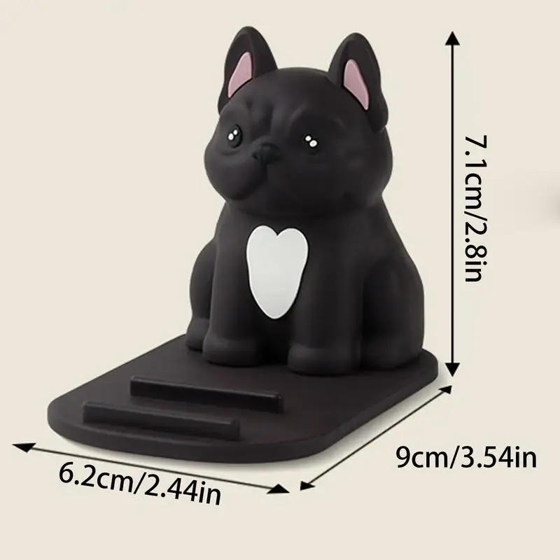 Держатель для телефона с французским бульдогом, подставка для телефона, милый бульдог, подставка для мобильного телефона с животными для стола, украшение для рабочего стола, смартфон