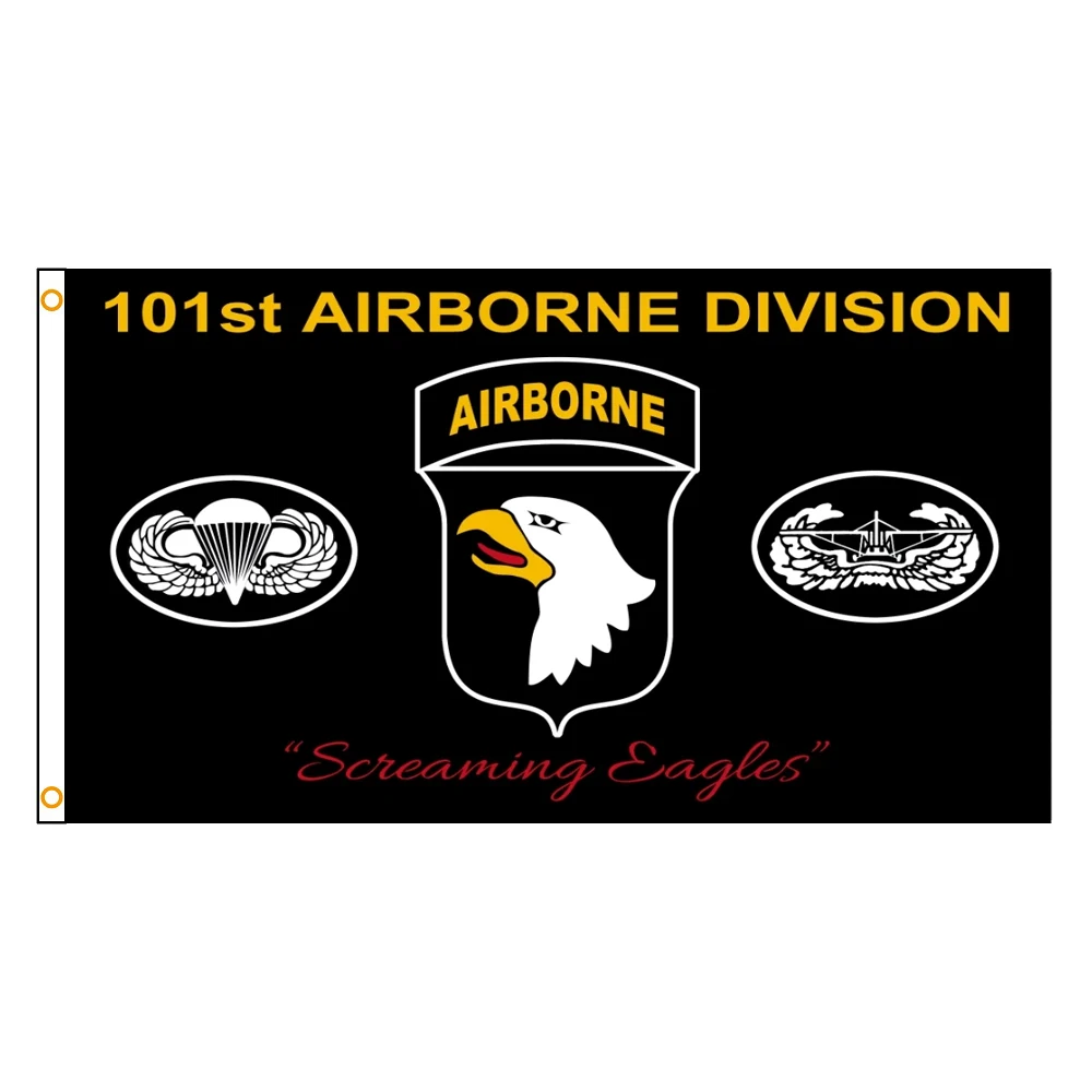 90*150cm U.S. Army 101st Airborne Screaming Eagles Flag  for  decoration